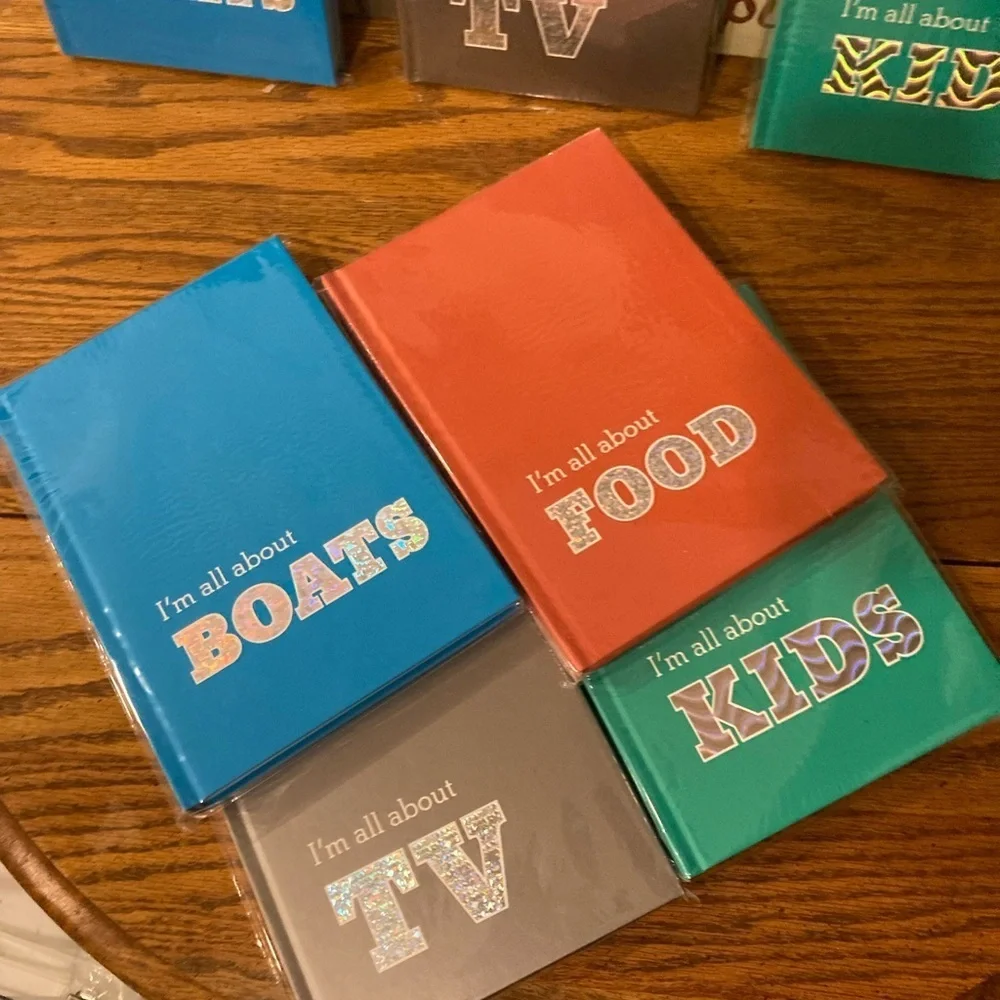 Journal “I’m All About …” Boats or Kids - 8.5” x 6” Choose 1 - NEW
